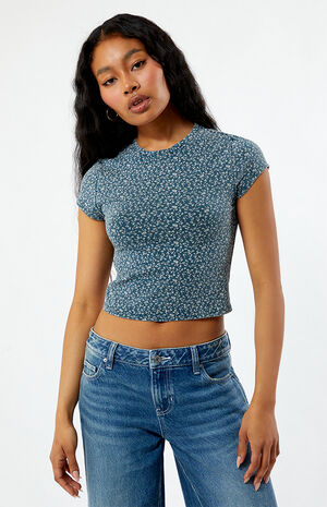 Treat Yourself Cropped T-Shirt image number 3
