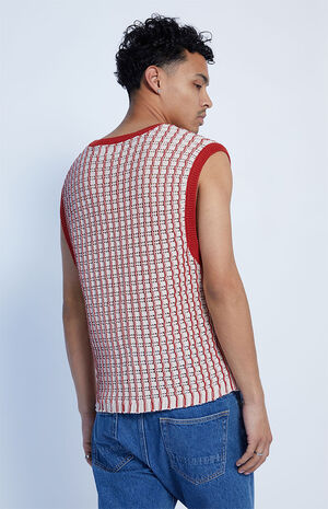 Sunset Crochet Sweater Vest image number 5