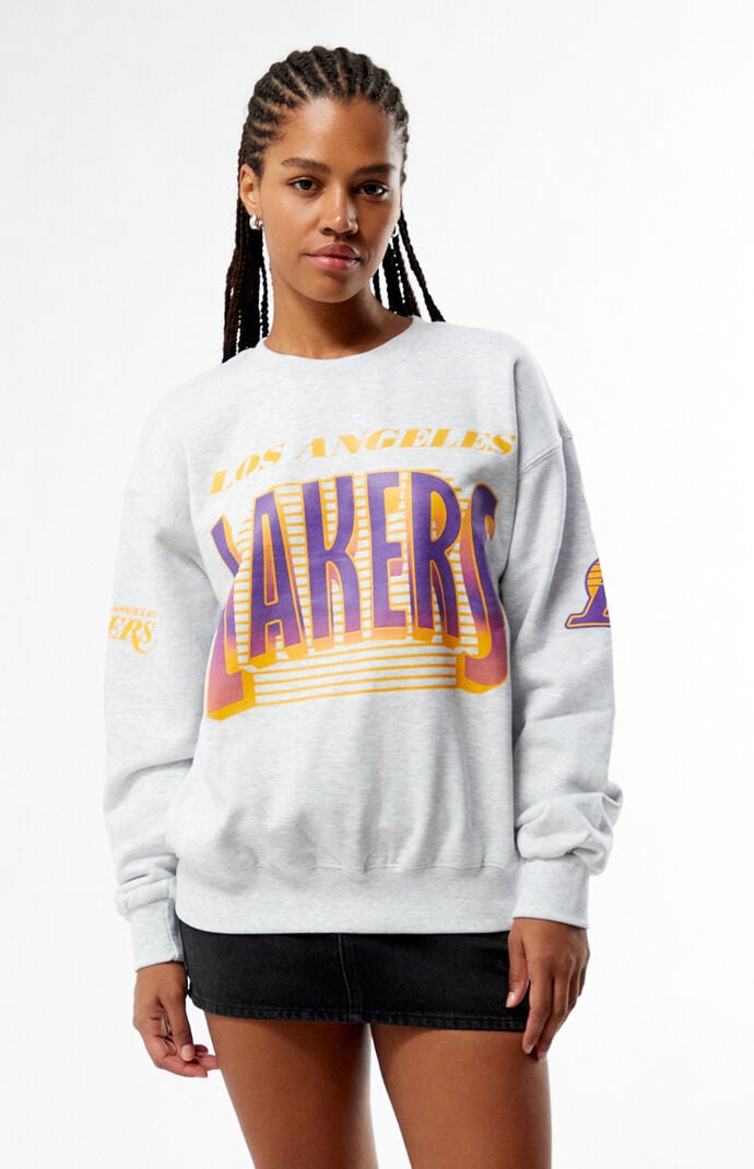 QORE LA Lakers Crew Neck Sweatshirt