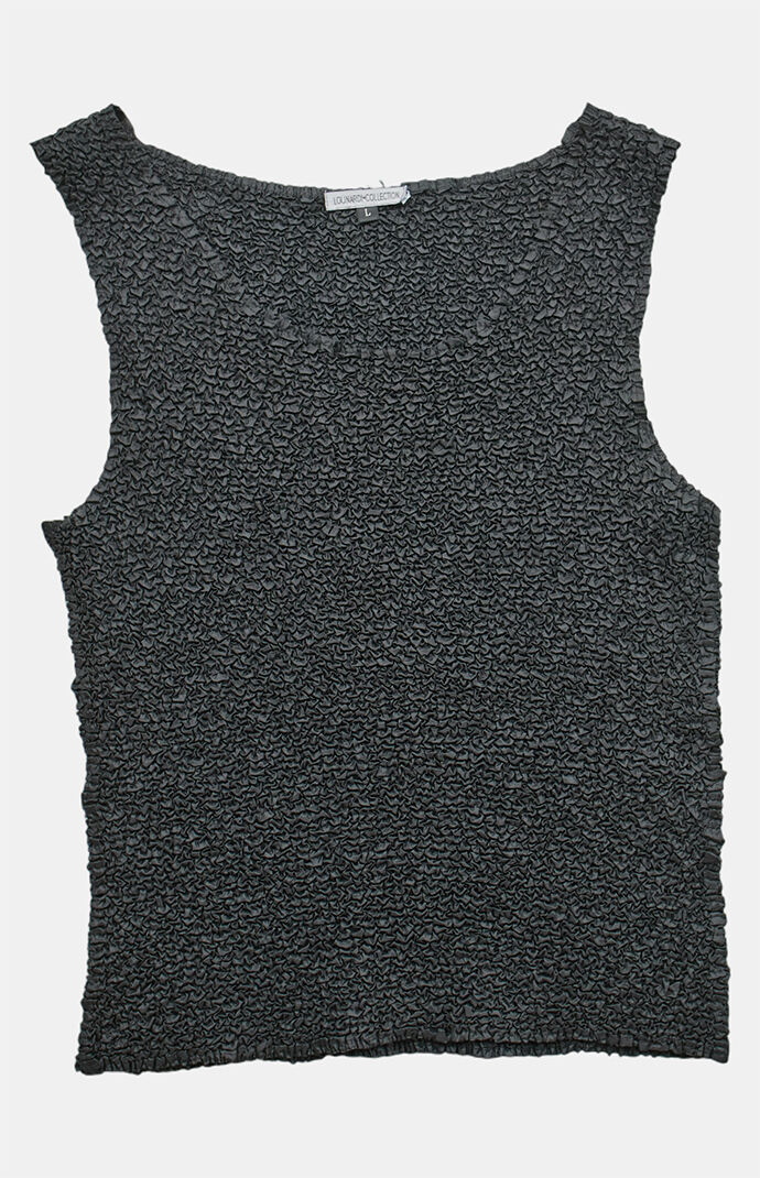 PS VINTAGE 2000s Crinkle Cut  Tank Top