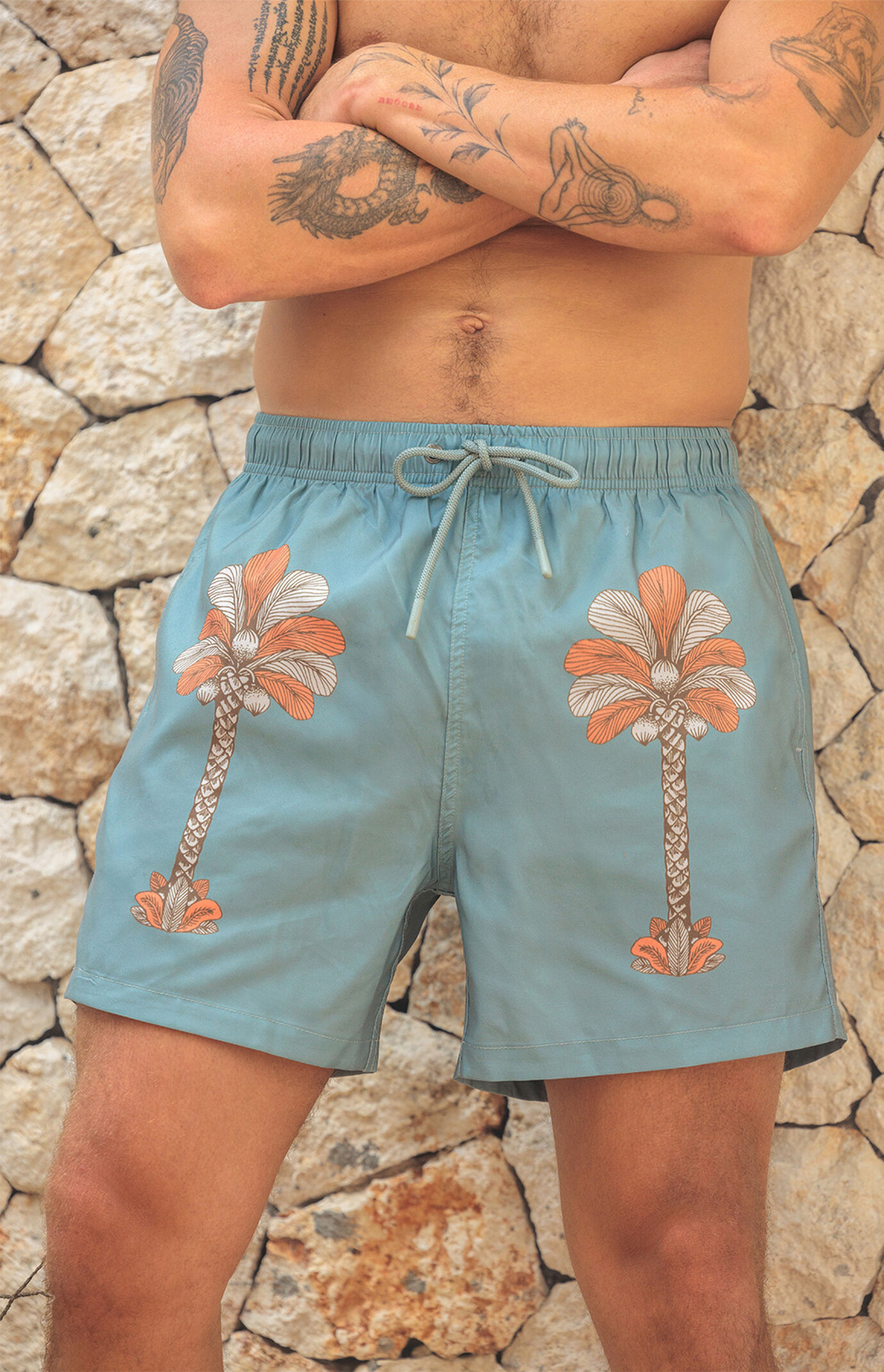 Boardies Oasis Palms 4.5" Swim Trunks