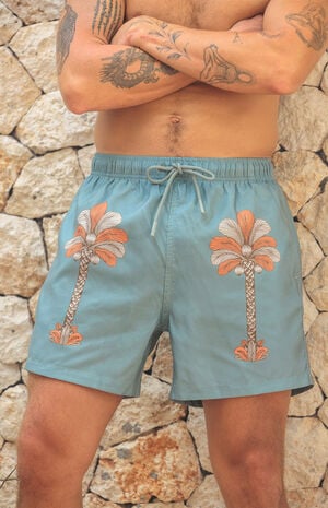 Oasis Palms 4.5" Swim Trunks image number 4