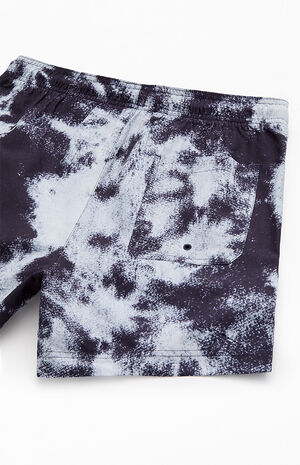 Dark Abstract Eco AOP 5" Swim Trunks image number 4