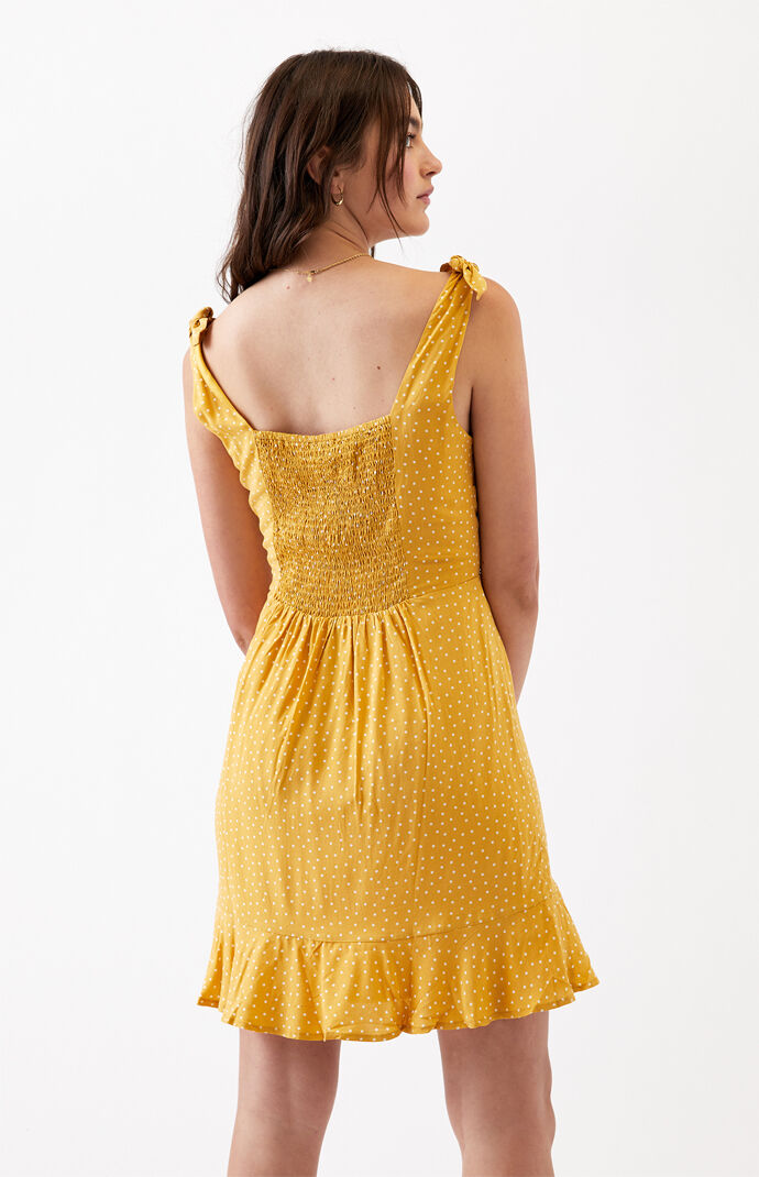 Tie Shoulder Mini Dress