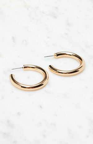 Tube Hoop Earrings image number 4