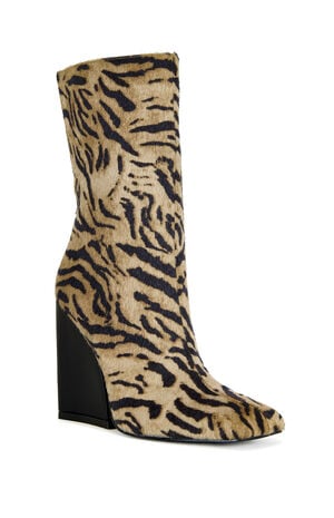 Women's Notebook Tiger Block Heel Booties image number 2