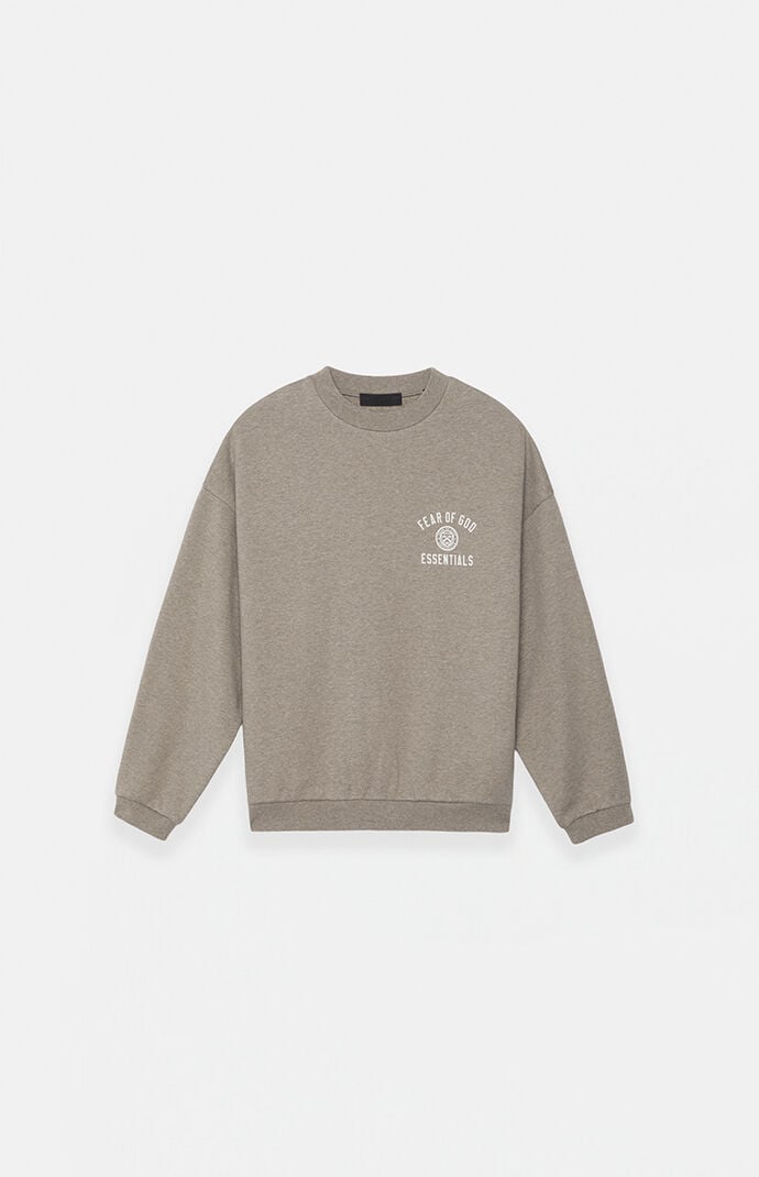 スウェット・トレーナー FEAR OF GOD ESSENTIALS GREY FLEECE COTTON SWEATSHIRT FOG【ESSENTIALS】 '1977' Sweatshirt スウェットシャツ (FEAR