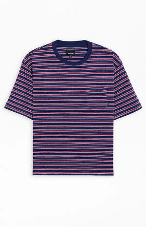 Poolside Striped Box Cropped T-Shirt image number 1