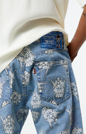 x Gundam 501 '93 Straight Jeans image number 3
