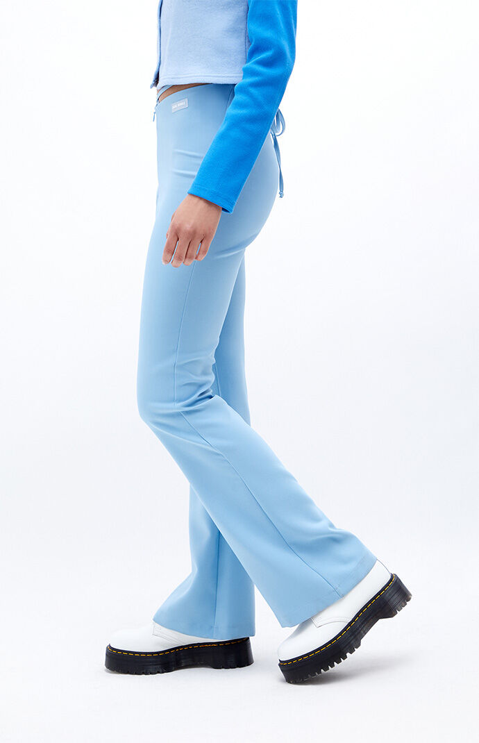 パンツ PALM ANGELS Women Flare Pants PWYA025F22DEN0014040 Blue Local Heroes Angel Pants | PacSun