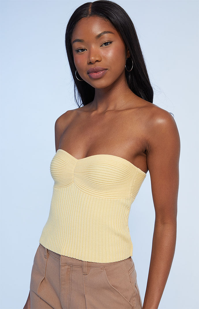 LA Hearts Sweater Tube Top | PacSun