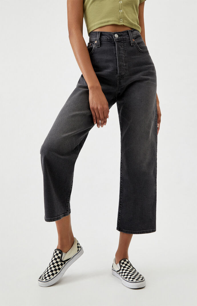 black high waisted jeans sale