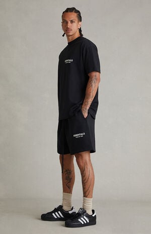 Vintage Black Classic Sweat Shorts image number 2