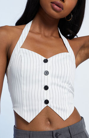 Button Front Menswear Vest image number 2