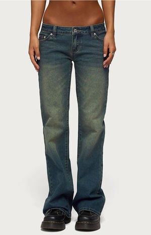 Moonie Low Rise Bootcut Jeans image number 3