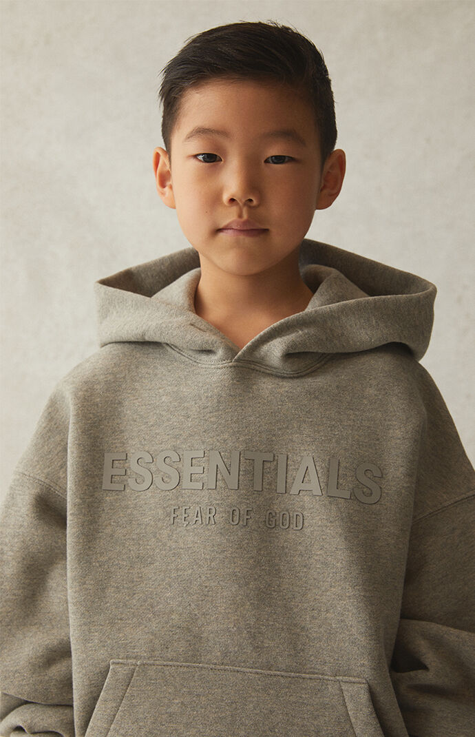 Essentials Heather Oatmeal Hoodie