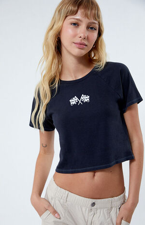 Flag Race Raglan T-Shirt image number 1