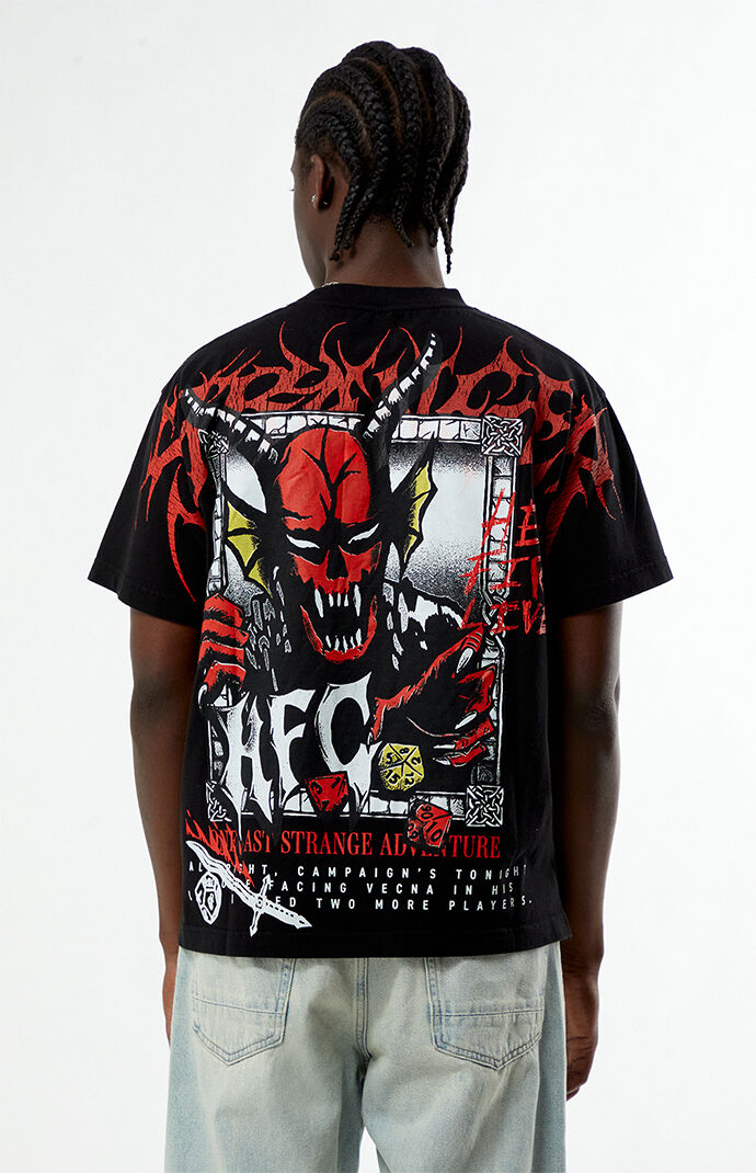 Netflix x Stranger Things Hellfire Lives Oversized T-Shirt | Pacsun