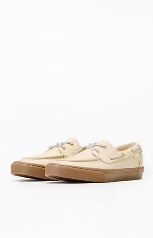 Tan 2-Eyelet Boat Shoes image number 2
