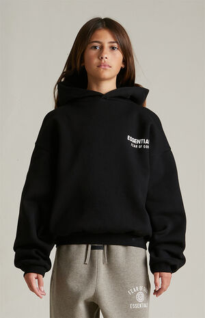 Kids Black Fleece Hoodie image number 2