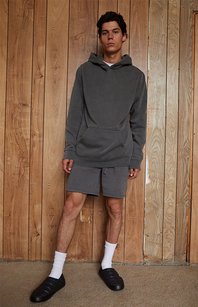 PacSun Black Vintage Wash Hoodie PacSun