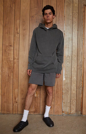 Black Vintage Wash Hoodie image number 6