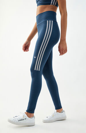 Navy Sporty Leggings image number 3