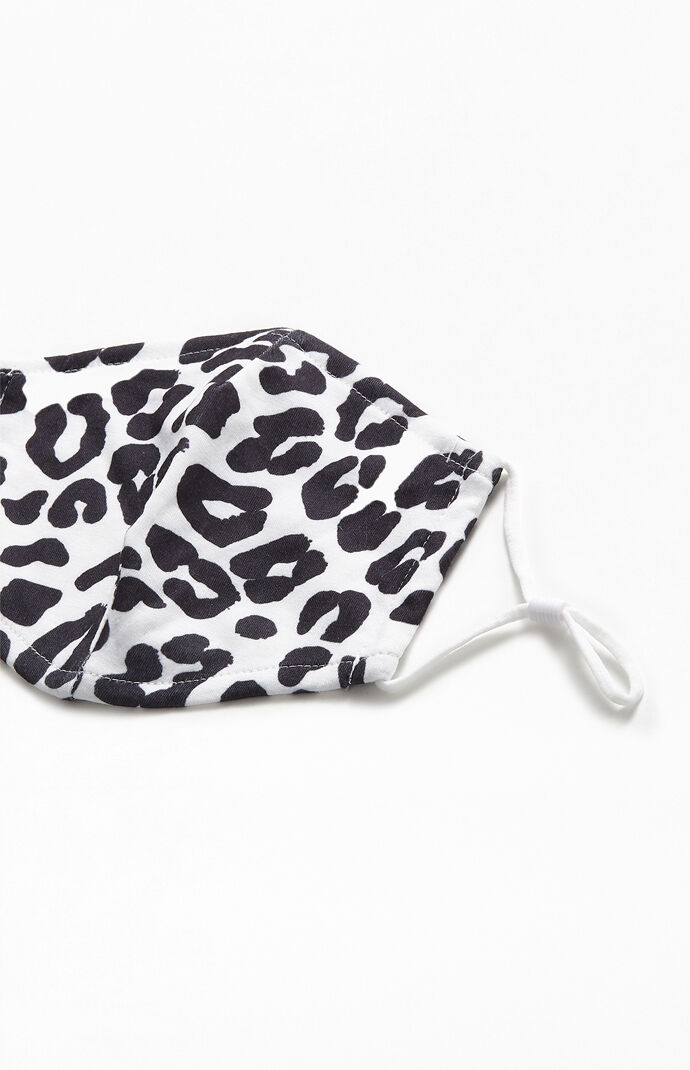 Snow Leopard Face Mask