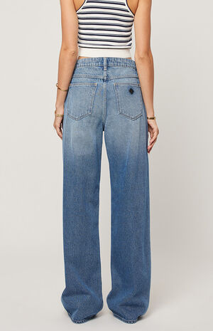 Medium Blue 95 Paloma Low Rise Baggy Jeans image number 3