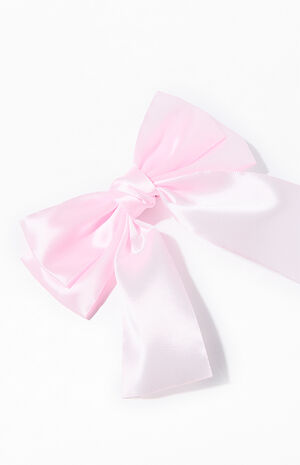 Chloe Satin Bow Barrette image number 2