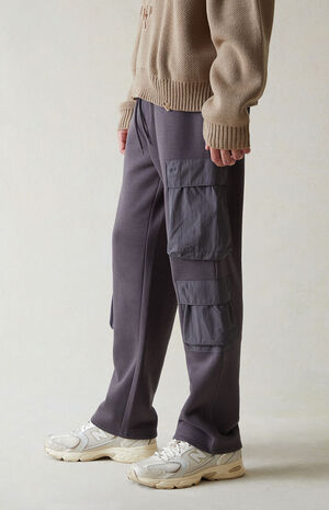 Gray Cargo Sweatpants image number 3