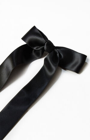 Satin Bow Barrette image number 2