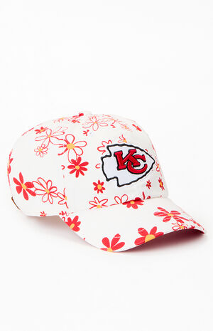 Kids Kansas Chiefs Floral Dad Hat image number 1