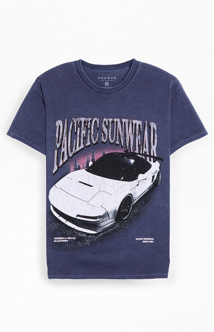 Pacsun Pacific Sunwear Car Crafted T-Shirt
