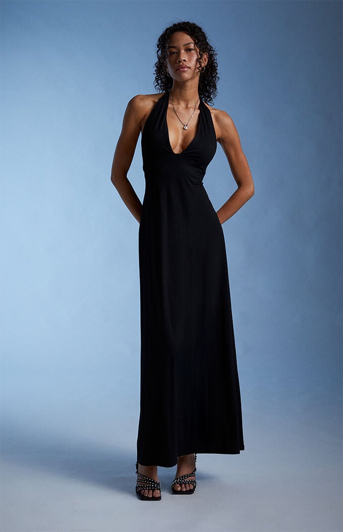 ワンピース THEREDTHREAD S backless halter dress THEREDTHREAD / ザレッドスレッド】S backless halter dress mini