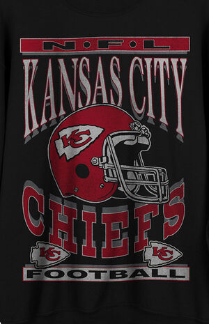 Kansas City Chiefs Helmet Crew Neck Sweatshirt image number 2