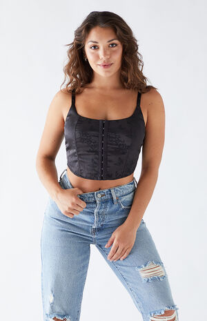 Butterfly Corset Tank Top image number 1