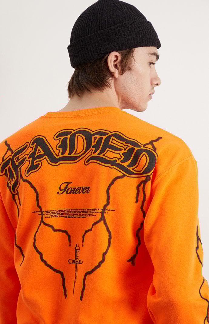 PacSun Faded Crew Neck Sweatshirt PacSun