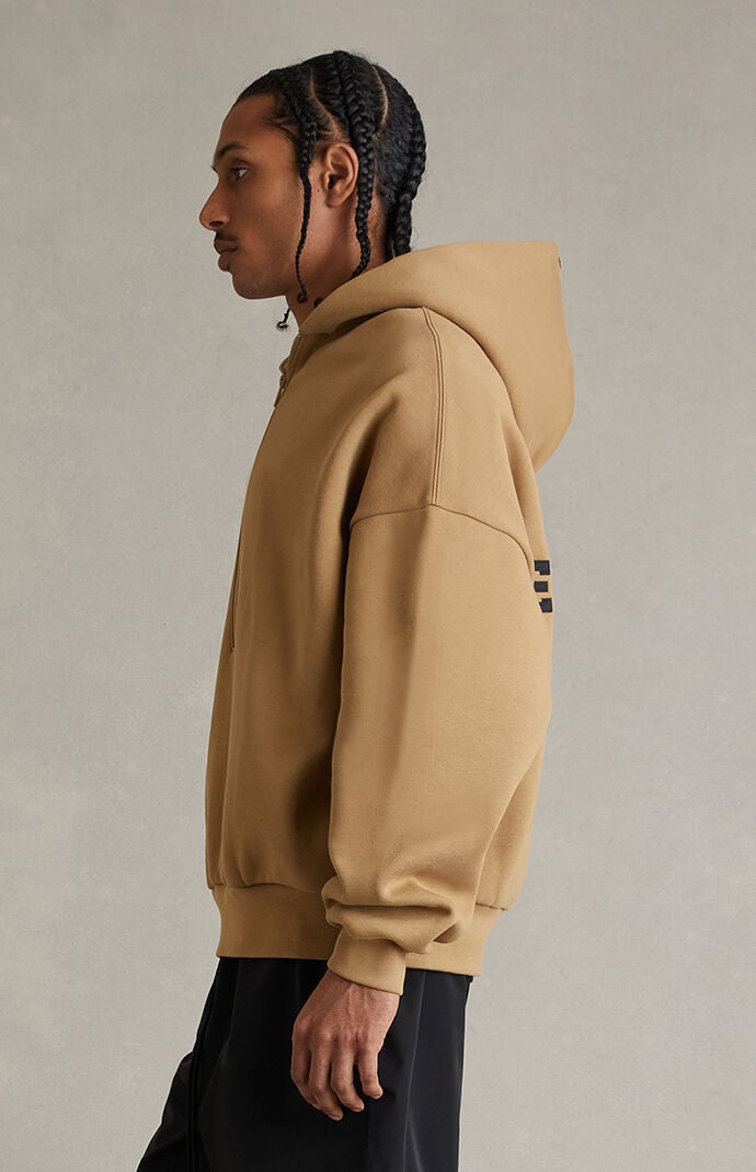Fear of God ESSENTIALS Dune Property Lounge Half Zip Hoodie