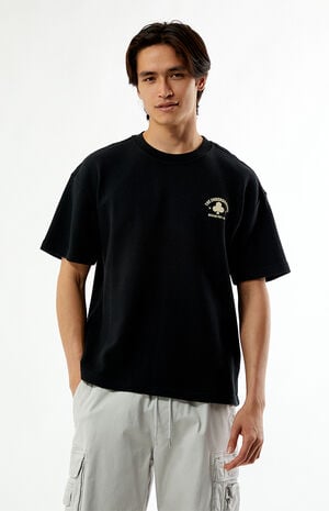 Black Clove Waffle Knit Oversized T-Shirt image number 1