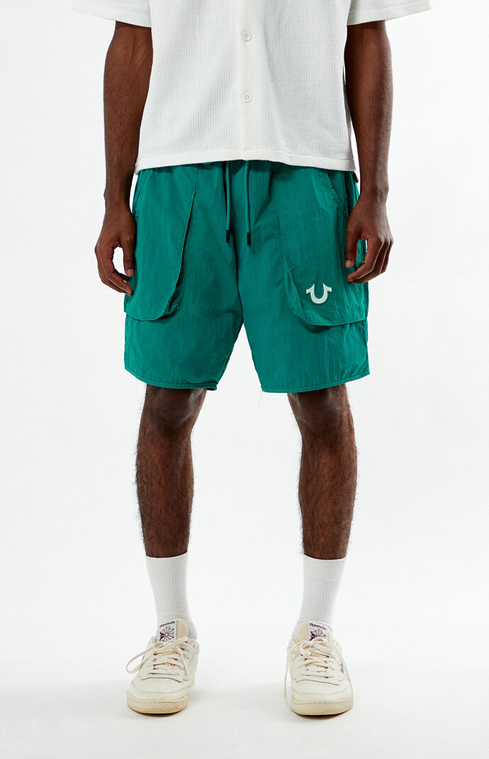 True Religion Curved Nylon Shorts | Pacsun