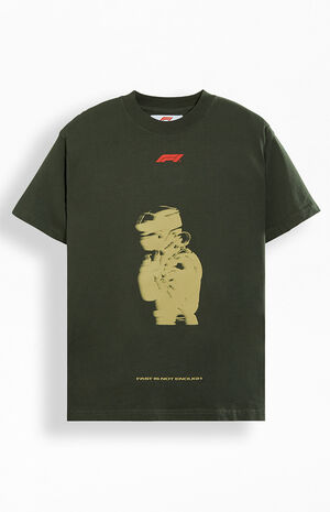 Formula 1 F1 Men's x Pacsun Driver T-Shirt in Green - Size Medium