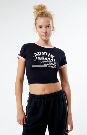 x PacSun Austin Racer Raglan T-Shirt image number 3
