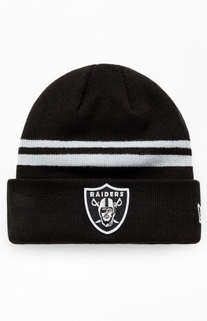 New Era Las Vegas Raiders Striped Beanie PacSun