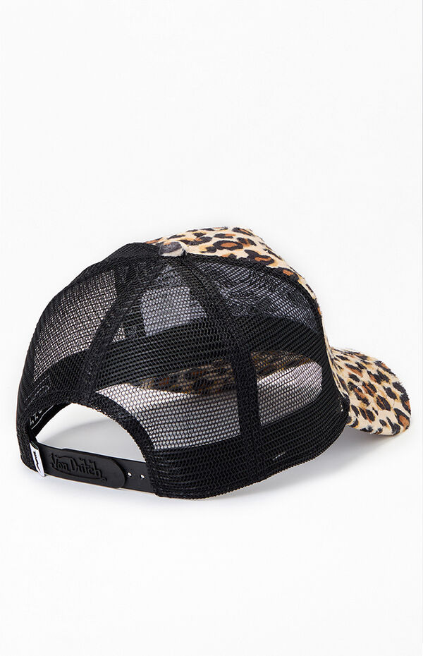 RARE Vintage Von Dutch Leopard Cheetah Print Trucker Hat - New Old Stock NOS Y2K il_340x270.3427945052_147d.jpg main image 3
