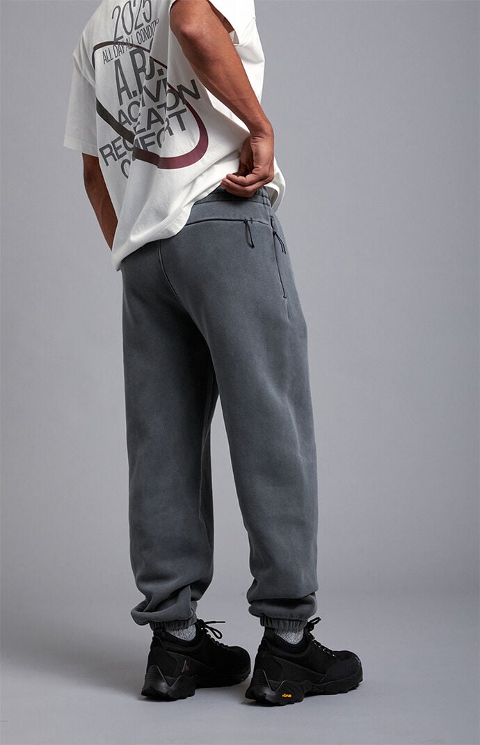 A.R.C. Black Fleece Jogger Sweatpants