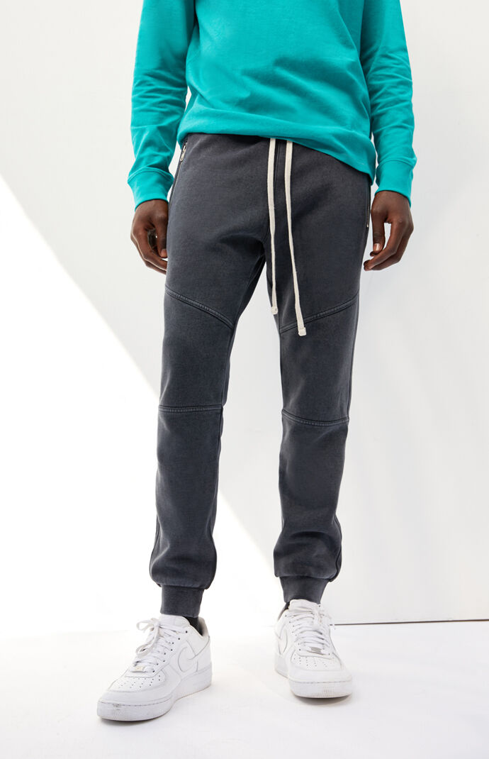 PacSun Paneled Fleece Jogger Pants PacSun