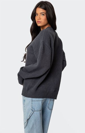 Magic 8 Oversized Chunky Knit Sweater image number 5