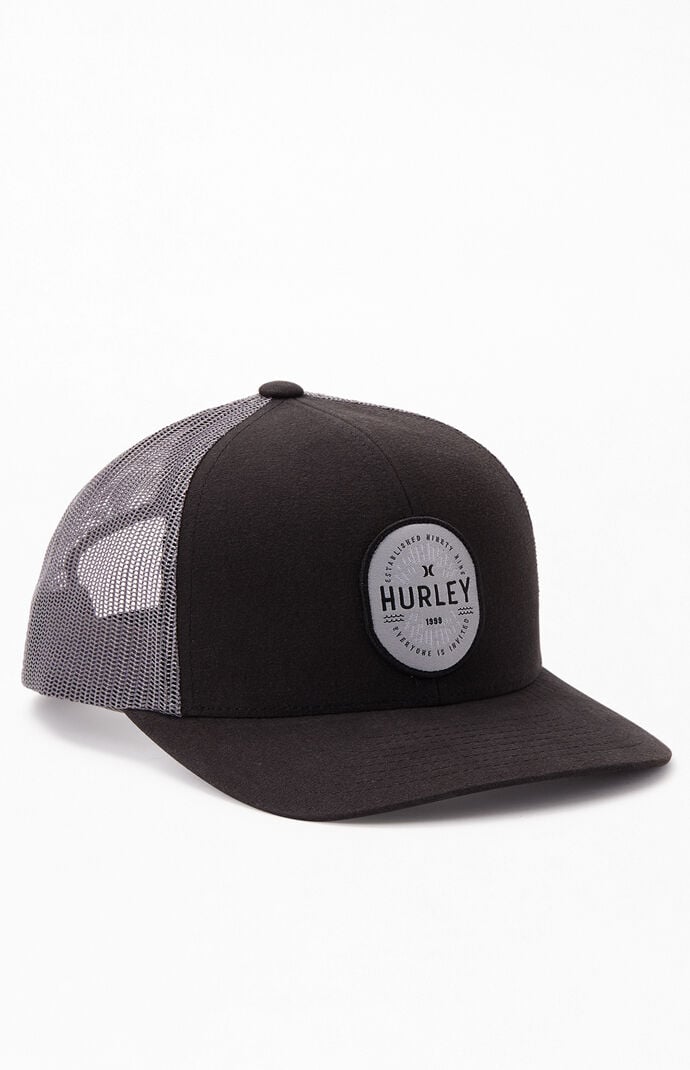 hurley snapback trucker hat