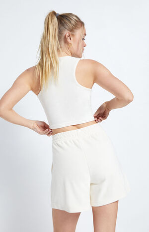 Off White Classic Towel Sweat Shorts image number 4